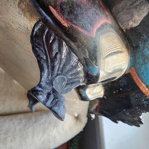 Vintage Rogers 6720 Silver Plated Footed Tray Victorian Oxidized Detail Holiday - Picture 10 of 12